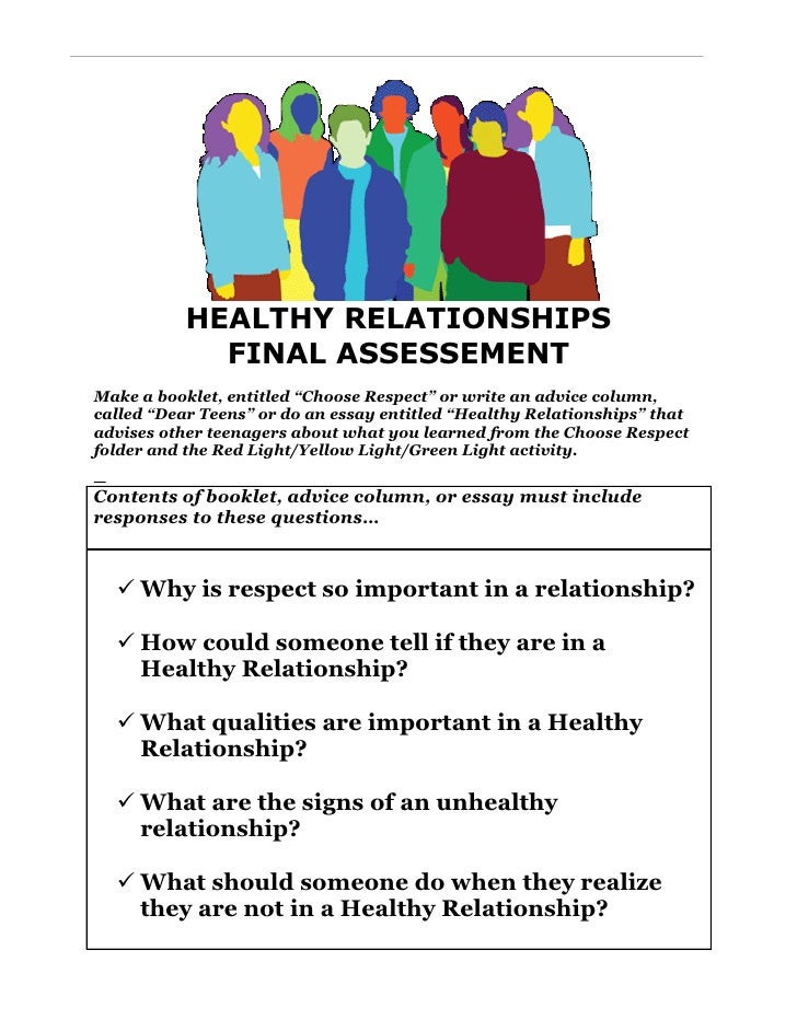 what makes a healthy relationship essay